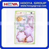 Set of 6 Christmas Themed Cookie Cutters Plastic With Soft Grip Edges Assorteed Designs Cookie Cutters thumbnail-2