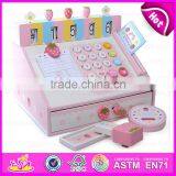 2017 New Design Pretend Play Toy Wooden Kids Cash Register for Sale W10A065 thumbnail-6