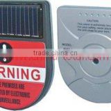 Solar Powered Vibration Sensor Entry Alarm