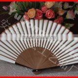 Japanese Gold and Silver Color Bamboo Paper Fan Promotionally thumbnail-3