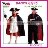 Halloween Costume Black Death Large Cloak Hooded Long Black Devil Cloak thumbnail-1