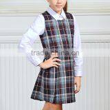 Hot Sale Classic Plaid School Uniform Dress For Girls thumbnail-5
