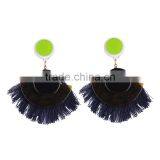 Bohemian Jewelry Arcylic With Tassel Drop Earrings thumbnail-5