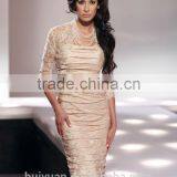 2 Pieces Long Sleeve Knee Length Bateau Neck Short Cocktail Dresses thumbnail-2