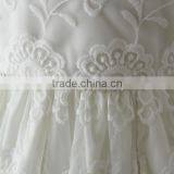 New Arrival Summer Baby Clothes White Embroidery Flower Lovely Lace Net 0-2 Years Old Party Dress Baby First Communion Dresses thumbnail-4