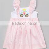Latest Summer Kids Clothes Children Cartoon Embroidery Sleeveless Dress Baby Girls Dresses thumbnail-1