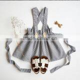 New Designs 0-6 Years Baby Summer Frocks Designs Baby Girl Stripes Cotton Dress thumbnail-2