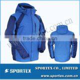 Waterproof 2 Piece Camping Jacket, Mens Outdoor Camping Jacket, Camping Jacekt for Men SPT-GS1326 thumbnail-1