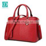 Versatile High Quality PU Leather Women Solid Color Handbag thumbnail-5