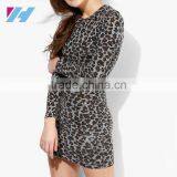 YIHAO FALL Fashion Ladies Western Dress Designs Floral Crochet Dress Long Sleeve Bodycon Mini Dress thumbnail-2