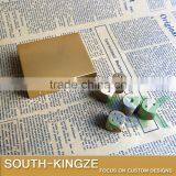 5pcs/box 24K Gold Plated Rolling Dice With a Gold Color Box Las Vegas Casino Entertainment thumbnail-3