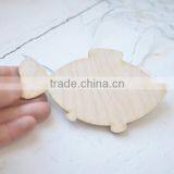 Big 12cm Wooden Fish Shape Craft Make Your Own DIY Decorations thumbnail-3