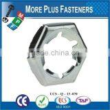Made in Taiwan Captive Stainless Steel Zinc Plated Hexagonal Self Locking Counter Nuts thumbnail-4