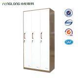 Knock-down Structure Three Door Steel Closet Storage Locker for Office Bedroom Usage