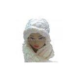Sell Winter Handmade Knitted Hat and Scarf Set thumbnail-1