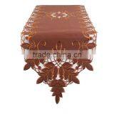 Nice Embroidery Designs Maple Leaf Table Runner for Decoration thumbnail-2