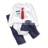 2017 autumn 3pcs long sleeve 100% cotton baby clothing