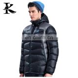 Thick windproof mens winter duck down jacket