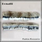 Rabbit and raccoon fur accessories for shoes with detachable design