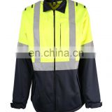100% polyester men's outdoor fleece jacket for worker