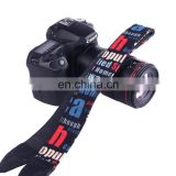 LYNCA LH-02 British Style Series Red Blue English Words Universal Genuine Leather Shoulder Neck Strap Camera Strap for Nikon