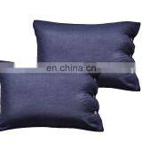 Duvet Cover Set 3pc Dark Blue Luxury Microfiber Down Comforter Quilt Bedding Cover With Zip Ties thumbnail-3