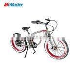 26" Electric Bicycle With 36V Lithium Battery High Mileage Fat Tire Mountain E-Bike BEBFR26CM thumbnail-5