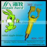 New Product Rabbit Automatic Feeder/Nipple Water Drinker for Rabbit thumbnail-1