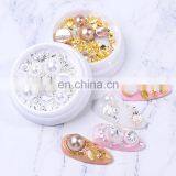 Mix Gold Copper Nail Rivet Rhinestones For Nail 3d Nail Art Decoration Manicure thumbnail-5