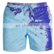 Hot Selling Color Changing Swimsuit In Case Of Water And Heat Quick Drying Color Changing Beach Sports Pants