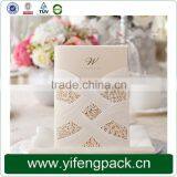 Chinese handmade fancy wedding invitation card