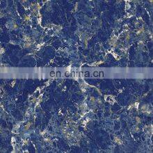 Dark Blue Glazed Marble Stone Tiles Polished Porcelain Floor Tile