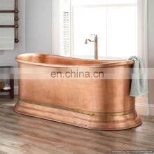 Copper Matte Finished Stylish Bath Tube