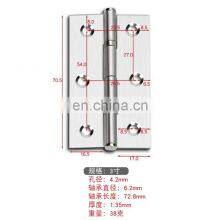 Factory Wholesale SUS201 Bearing Hinge Satin-finished 4 Inch Stainless Steel Door Hinges thumbnail-3