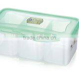 Comparments Inside Plastic Airtight Food Containe Transparent Vacuum Food Container thumbnail-1