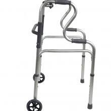 Rollator Walker Folding Lunge Walking Frame Lightweight Aluminium With Wheels thumbnail-5