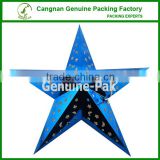 Christmas outdoor decoration paper five point star