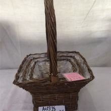 China Manufacturer High Quality Small Size Wicker Basket For Decoration thumbnail-2