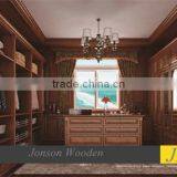 China Supplier Antique Brushed Solid Wooden Closet Wardrobe thumbnail-1