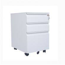 Modern Office Storage Mobile Pedestal With Universal Wheels Mobile Pedestal Combination Lock 3 Drawer Mobile Pedestal Cabinet thumbnail-5