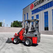 Hzm Huizhong Brand 700kg 4WD Electric Zero Garden Wheel Loader807e 606 Lead Acid Battery for Sale