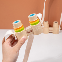 Children's Fun Wooden Portable Binoculars, Mini Magnifying Glass, Outdoor Observation Educational Toy thumbnail-3