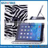 Factory Wholesale Zebra Stripe Flip Cover Case for Tablet
