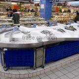 APEX Custom Make Commercial Restaurant Stainless Steel Ice Fresh Tuna Freezer Fish Display Table Ice Case thumbnail-1