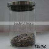 Glass Food Jar With Stainless Cap thumbnail-1