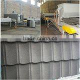 Colorful Stone Chip Coated Steel Roof Tiles Cold Roll Forming Machine thumbnail-6
