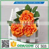 2016 Wholesale MulticolorLuxury Latex PU Artificial Flowers Honey Rose Real Touch Bouquet Wedding Bridal Decor Display Flower thumbnail-4