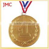 Design Your Own Custom Metal Crafts Production Zinc Alloy Blank Gold Award Metal Sport Medal With Ribbon thumbnail-2