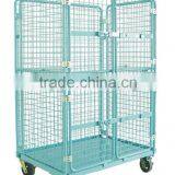 Industrial and International Mesh Storage Cage Logisitics Trolley