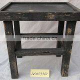 Farm Shabby Wood Square Small Antique Furniture Corner Table